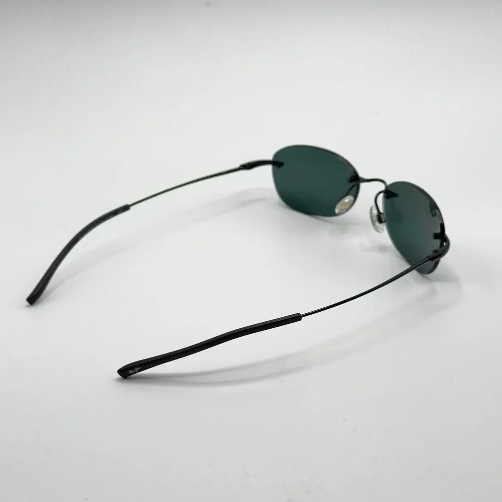 Maui Jim Sunglasses AKI AKI MJ333-02 Glossy Black Polarized Grey Lens 50.5mm NEW